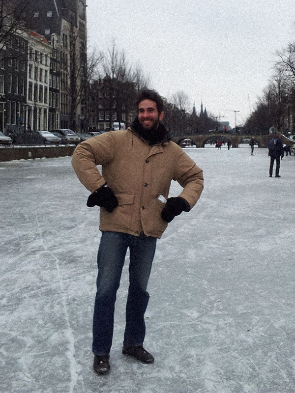 Frozen Herengracht Canal, Amsterdam - Netherlands (2012)
