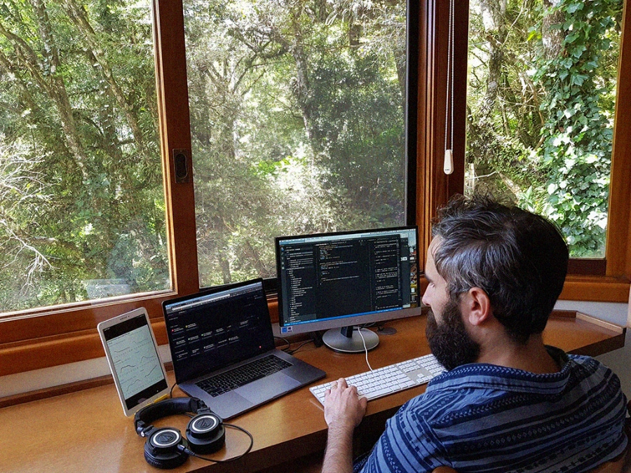 postazione di lavoro a Gramado - Brasile (Ottobre 2017)